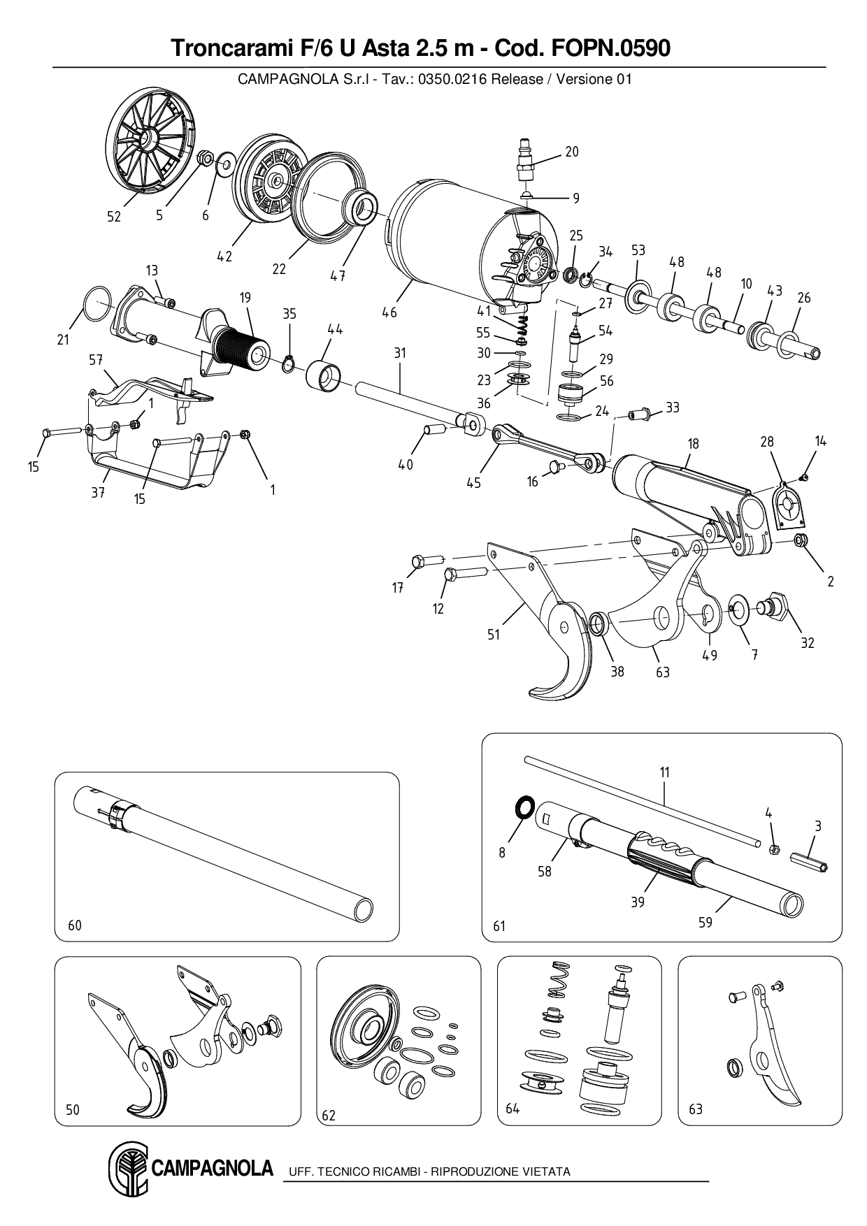 FOPN.0590_Troncarami F6 U Asta 2.5 m